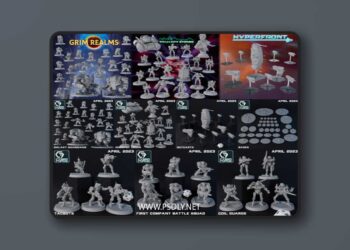 Cyber Forge Miniatures – April 2023 – Energy Crisis – 3D Print Model