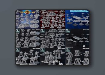 Cyber Forge Miniatures – May 2023 – Infestation 2 – 3D Print Model