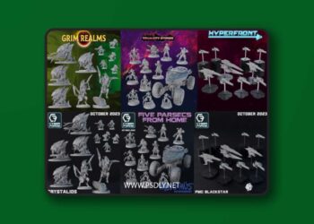 Cyber Forge Miniatures – October 2023 – Five For Forthy – 3D Print Model