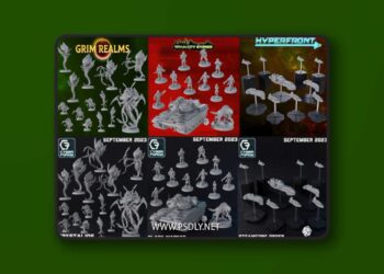 Cyber Forge Miniatures – September 2023 – Black Market – 3D Print Model