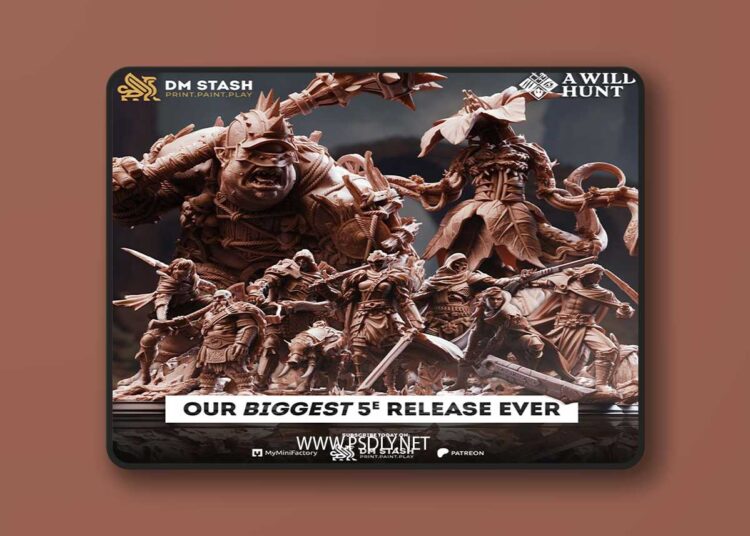 DM Stash – A Wild Hunt November 2025 – 3D Print Model STL 1 DM Stash – A Wild Hunt November 2025 – 3D Print Model STL