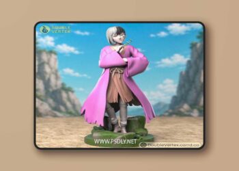 Double Vertex – Asagiri Gen – Dr Stone Anime Figure – 3D Print Model STL