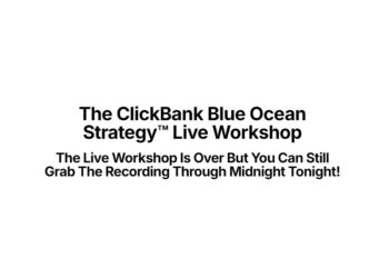 Duston McGroarty – The ClickBank Blue Ocean Strategy™ Live Workshop
