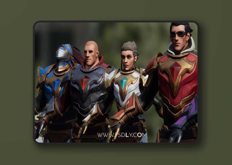 Fantasy Knight characters (4.27 - 5.7) for Unreal Engine 1 Fantasy Knight characters (4.27 - 5.7)