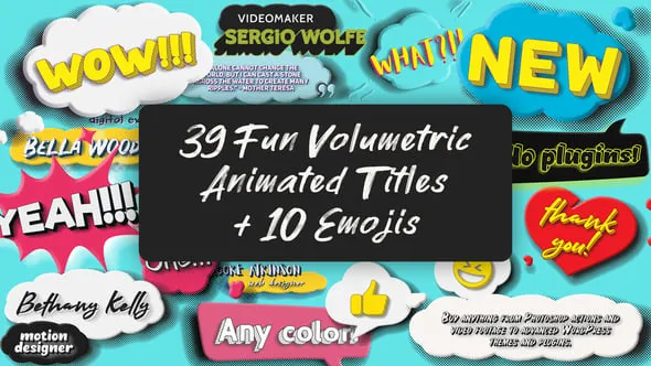 Videohive - Fun Titles Pack - 25354802 1 Fun Titles Pack