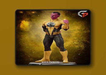 Geek Print – Sinestro – 3D Print Model STL