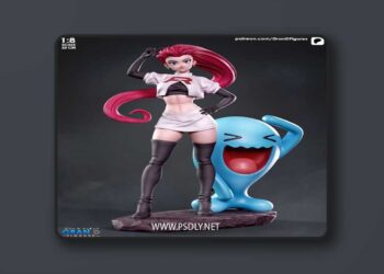 Gran D. Figures – Jessie Pokemon – 3D Print Model STL