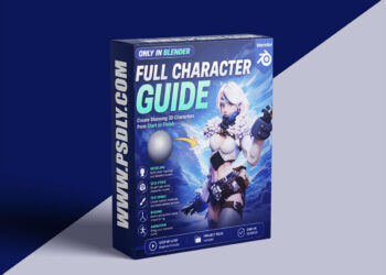 Gumroad - Blender Tutorial: Ice Girl Full Character Guide-Only In Blender