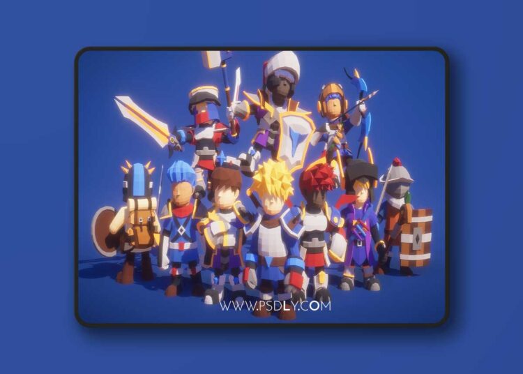 Hero for RPG : Modular Polyart (4.27 and 5.0 – 5.7) 1 Hero for RPG : Modular Polyart (4.27 and 5.0 – 5.7)