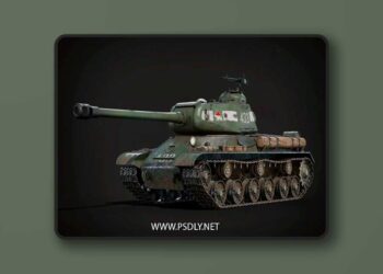 IS 2 Tank GameReady 3d Model