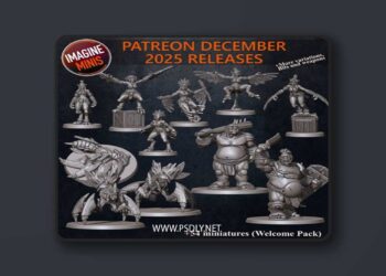 Imagine Minis December 2025 – 3D Print Model STL