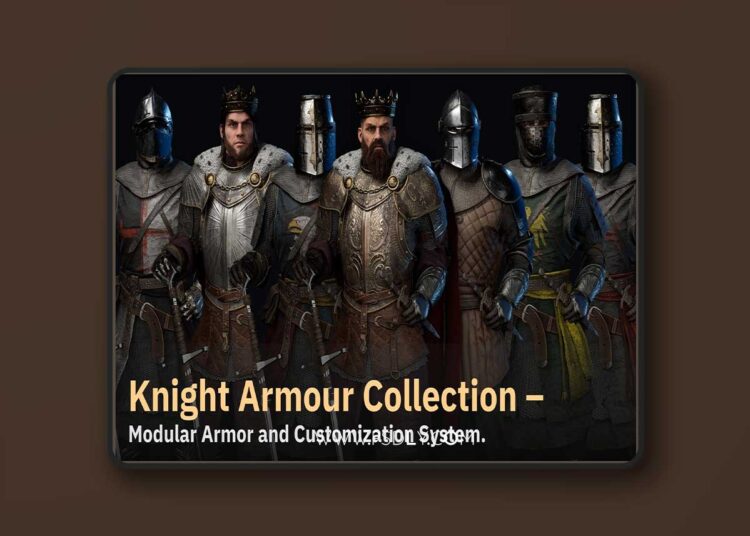 Knight Armor - Metahuman and Customization System (5.1 – 5.8) 1 Knight Armor - Metahuman and Customization System (5.1 – 5.8)