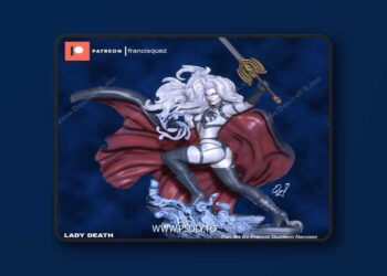 Lady Death – Francis Q – 3D STLPrint Model