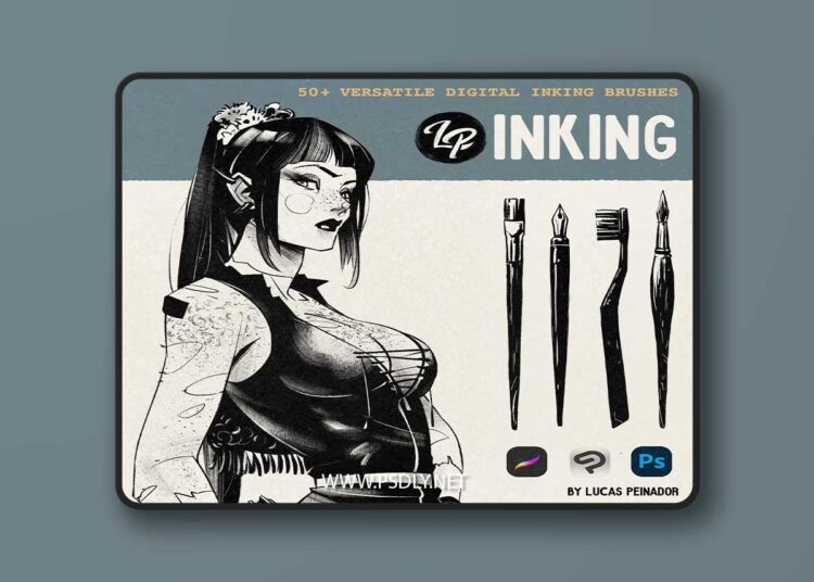 Lucas Peinador - LP Inking Brushes 1 Lucas Peinador LP Inking Brushes