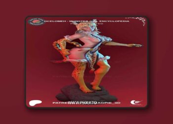 Magpie 3D – Ocelomeh Monster Girl Encyclopedia – 3D Print Model STL