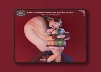 Magpie 3D – Ratatoskr Monster Girl Encyclopedia – 3D Print Model STL