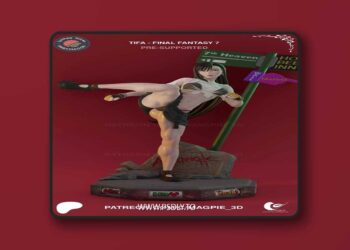 Magpie 3D – Tifa Final Fantasy VII – 3D Print Model STL