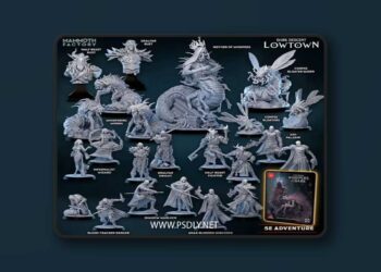 Mammoth Factory – Dark Descent – Lowtown April 2026 – 3D Print Model STL