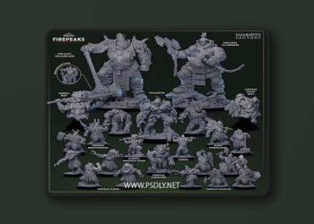 Mammoth Factory – Farlands – The Firepeaks November 2025 – 3D Print Model STL