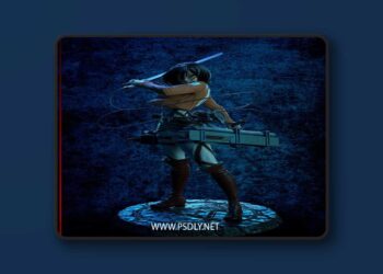 Mikasa Ackerman Shingeki no Kyojin – 3D STL Print Model