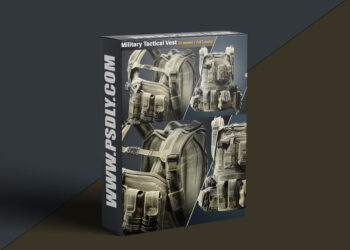 Military Tactical Vest / Full Tutorial + 3D Model