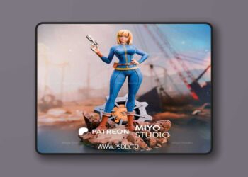 Miyo Studio – Vault Girl – Fallout – 3D Print Model STL