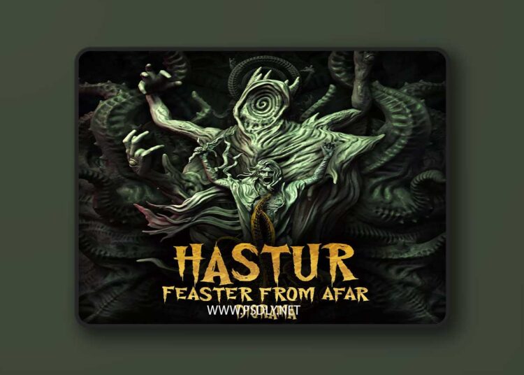 NS Miniatures – Hastur – The Feaster From Afar – Diorama March 2026 – 3D Print Model STL 1 NS Miniatures – Hastur – The Feaster From Afar – Diorama March 2026 – 3D Print Model STL
