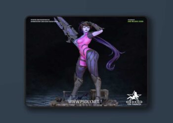 OXO3D Figures – Widowmaker – 3D Print Model STL