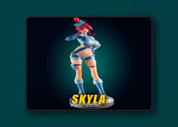 Officer Rhu – Skyla Pokemon Trainer – 3D Print Model STL