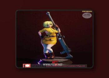 Peach Figure – Seras Victoria – 3D Print Model STL