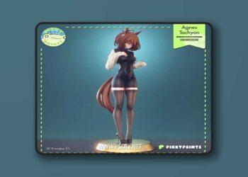 Pikky Prints – Agnes Tachyon – Umamusume – 3D Print Model STL