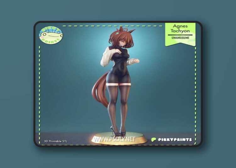 Pikky Prints – Agnes Tachyon – Umamusume – 3D Print Model STL 1 Pikky Prints – Agnes Tachyon – Umamusume – 3D Print Model STL