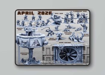 Print Minis April 2026 – 3D Print Model ST