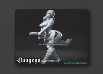 RN Estudio – Dungeon Pin Ups November 2025 – 3D Print Model STL