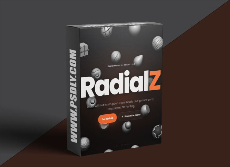 RadialZ V1.6.3 for Zbrush 1 RadialZ 1.4.4 for Zbrush