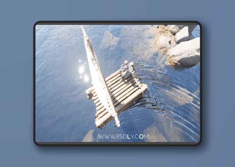 Realistic Drivable Raft (5.1 – 5.7) for Unreal Engine 1 Realistic Drivable Raft (5.1 – 5.7)
