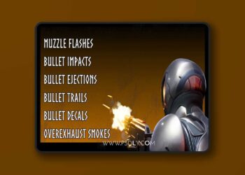 Realistic Gun VFX (Muzzle Flash, Bullet Impact, Ejections, Gun VFX, VFX) [5.3 – 5.7]