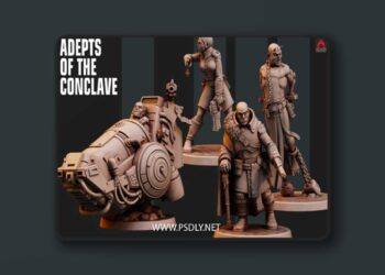 Red Pilgrim Miniatures – Adepts of the Conclave – 3D Print Model