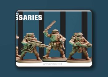 Red Pilgrim Miniatures – Desert Hawks Janissaries V2 – 3D Print Model