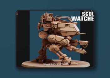 Red Pilgrim Miniatures – Desert Hawks Scout Watcher – 3D Print Model