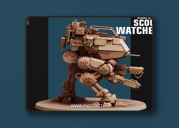 Red Pilgrim Miniatures – Desert Hawks Scout Watcher – 3D Print Model 1 Red Pilgrim Miniatures – Desert Hawks Scout Watcher – 3D Print Model