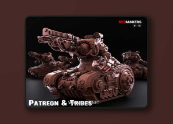 RedMakers Miniatures – Mech Breacher – Omniforge – 3D Print Model