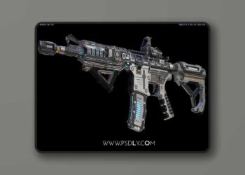 SCI-FI ASSAULT RIFLE - M4 (5.1 – 5.7)