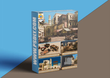 SuperhiveMarket - Blender Stylized Arabian Market: Build a 3D Environment