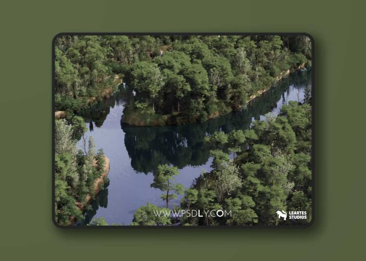 The Pine Environment (Foliage , Island , Nature , River) v1.0 1 The Pine Environment (Foliage , Island , Nature , River) v1.0