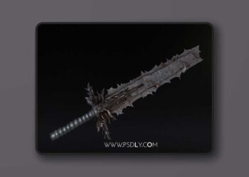 Thornblade Sword | Fantasy Game Ready Weapon (5.6 – 5.7)