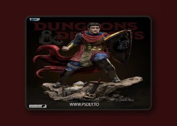 Toon Studio – Eric – Courage meets steel – 3D Print Model STL