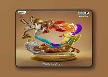 Toon Studio – Wile E – Coyote and Roadrunner – 3D Print Model STL