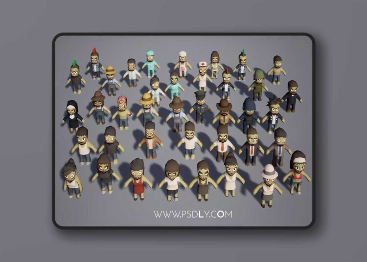 Toony Tiny Zombies (4.27 and 5.0 – 5.7) for Unreal Engine 1 Toony Tiny Zombies (4.27 and 5.0 – 5.7)