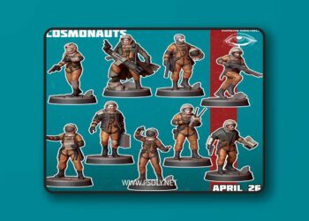 Vermilion Miniatures – Cosmonauts Collection April 2026 – 3D Print Model STL